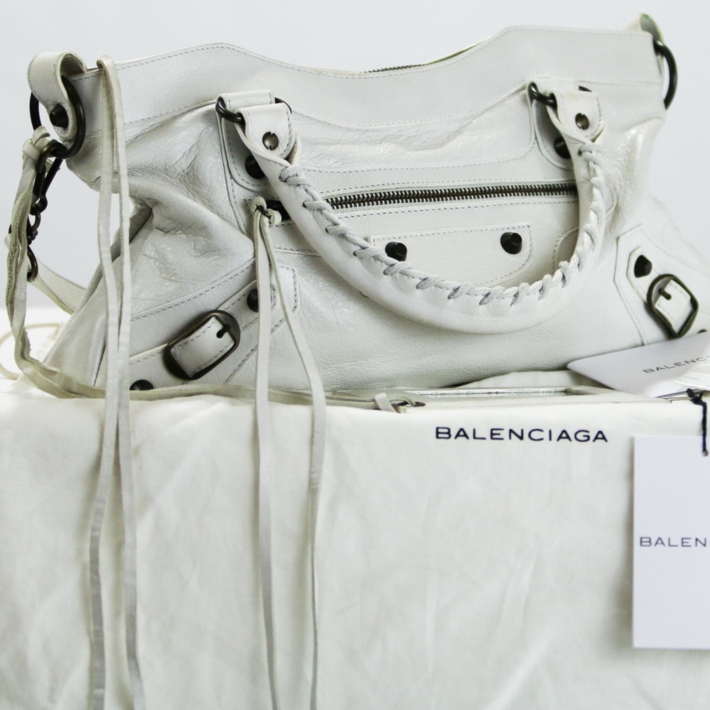 Authentic Balenciaga Classic First Bag Purse w Dust Bag Certificates Like New
